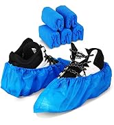Green Convenience 100 Pack 50 Pairs Disposable Shoe Covers Boot Cover Waterproof, Dust proof, The...