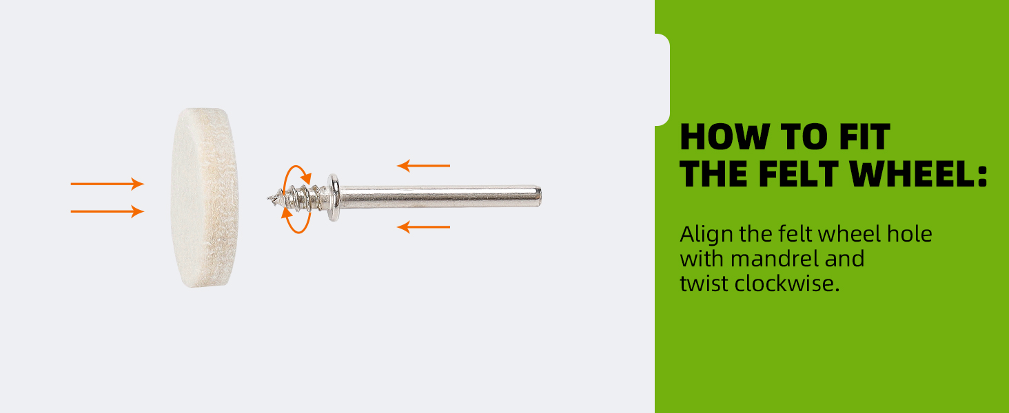 Huepar Tools RT510 Rotary Tool Accessories Kit