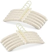 JS HANGER Padded Hanger for Sweaters - 17 Inch Extra Large Heavy Duty Satin Covered Coat Hangers ...