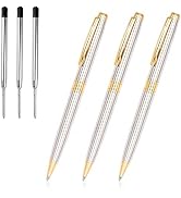 Cambond Ballpoint Pens Ink Pens - Gold Pen Bulk Pens Gift for Men Women Police Retractable Smooth...