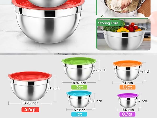 mixing bowls