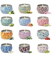 Scented Candles Set Gift, Super Value 12 Pack 2.5 oz Aromatherapy Candles for Home Scented, Natur...