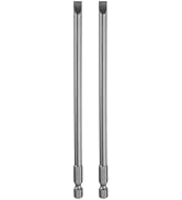 HARFINGTON 2pcs SL6 Magnetic SLotted Screwdriver Bits 6mm S2 Steel Flat Head Screwdriver Bit 1/4"...