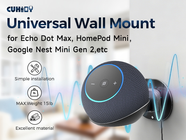 wall mount for homepod mini