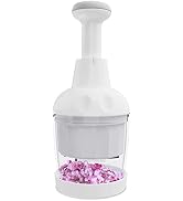 Food Chopper, Handheld Veggie Chopper for Vegetable, Onion, Garlic, Nut, Hand Vegetable Cutter, D...