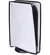 PlayVital Transparent Dust Cover for ps5, Waterproof Dust Guard for ps5 Console, Anti Scratch Dus...