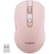 wegear USB Wireless Mouse for Laptop PC Mac, 2.4GHz Cordless Mouse with 6 Buttons, 5-Level Adjust...