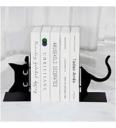 Book Ends Decorative,ENCIMART Book Ends,Metal Bookends,Book Holders for Shelves,Office Decorative...