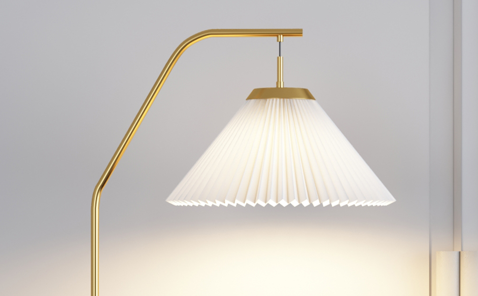pleated lamp shade