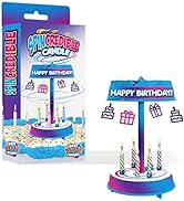 BEST PARTY EVER! Spincredible Candle, Singing Candle-Powered Spinning Cake Topper, Reusable Birth...