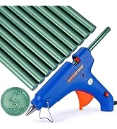 Wax Seal Kit with Wax Gun and 10pcs Green Wax Seal Sticks, to Make Wax Seals for Envelope Wedding...