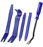 GOOACC 5PCS Auto Trim Removal Tool Kit No-Scratch Pry Tool Kit for Car Door Clip Panel & Audio Da...