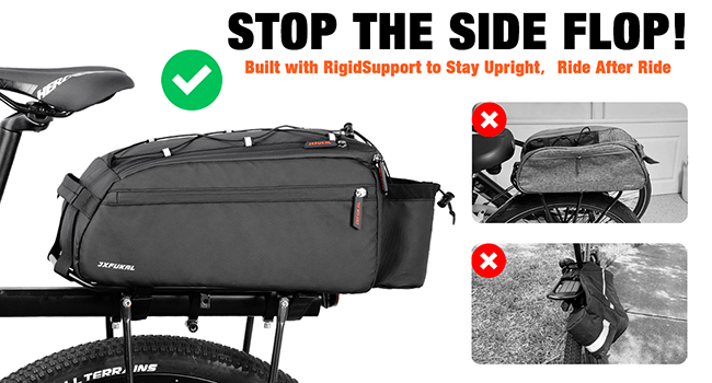 supportive bike rack bag