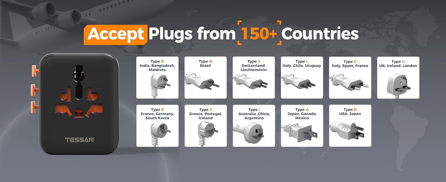 Universal AC Outlet
