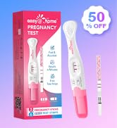 Easy@Home 9 Count Pregnancy Tests: 3 Early Detection Pregnancy Sticks & 6 Reliable Precise Pregna...