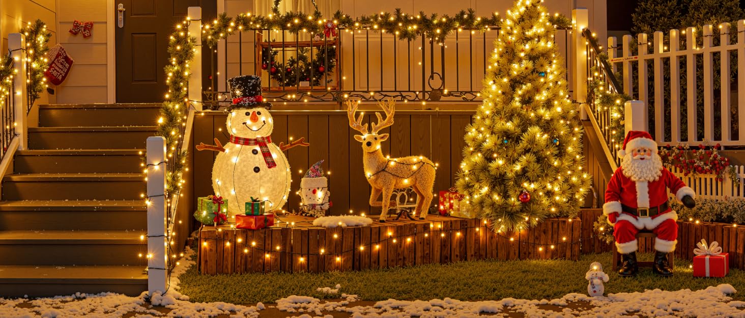 Brightown Solar string lights outdoor waterproof