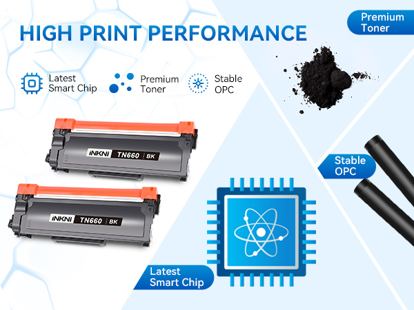 Tn660 compatible for Brother printer, ensuring consistent results page after page.