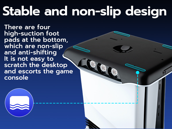Stable and non-slip design