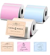M110 Thermal Labels- 3 Color Thermal Stickers Compatible with M110/M100/M220/M250 Label Printer,1...