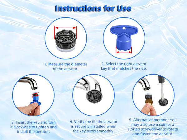 Faucet Aerator for Aerators