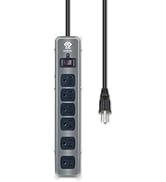 OSKOS 6-Outlet Workshop Surge Protector with 4-Foot Power Cord, 360 Joules Protection, 15A/1800W,...