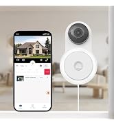 YI 2K Indoor Security Camera with Adhesive Mount, 2-Way Audio, AI Human/Vehicle/Pet Detection, Al...