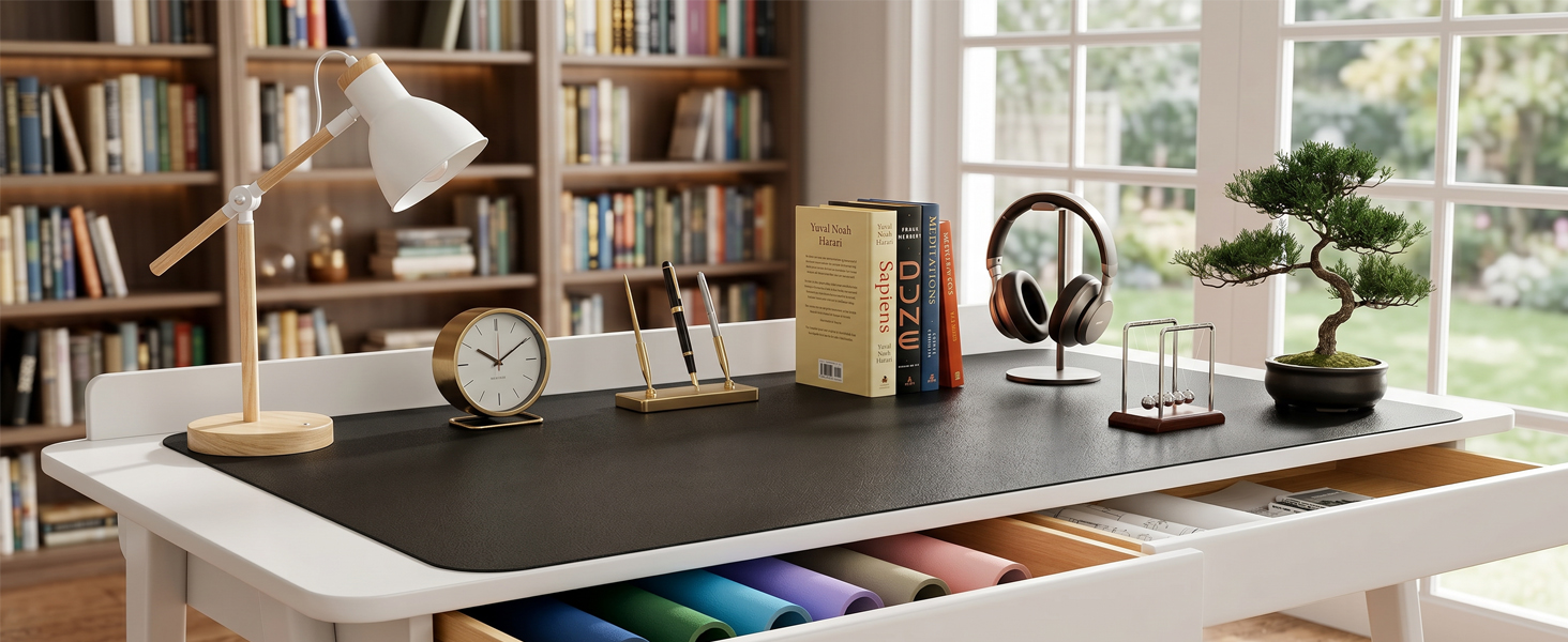 leather desk mat