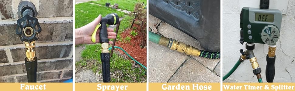 garden hose quick connector