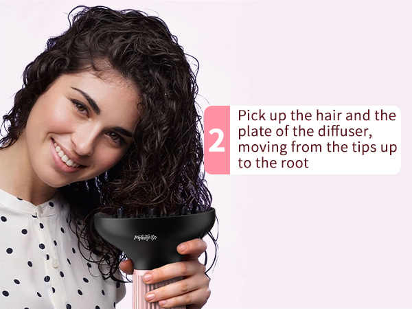 diffuser hair dryer for wavy