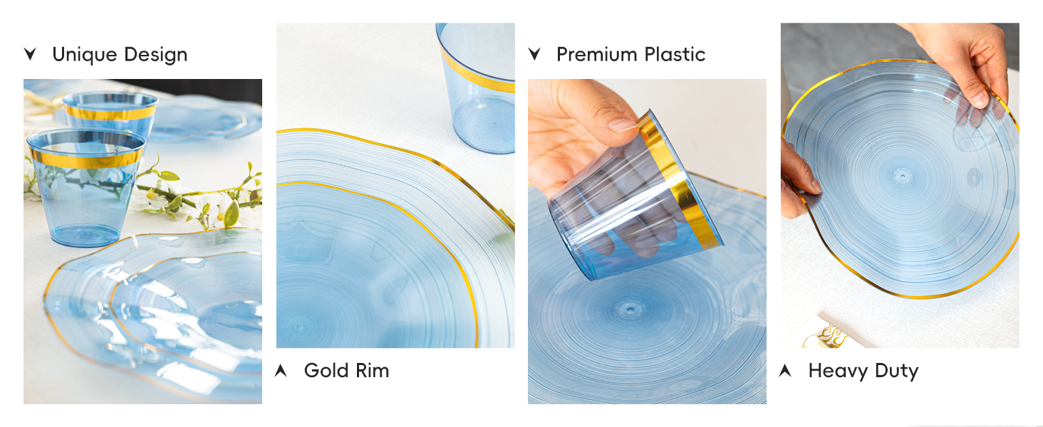 plastic plates sets