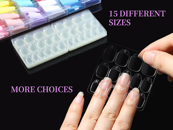 15 Different Sizes