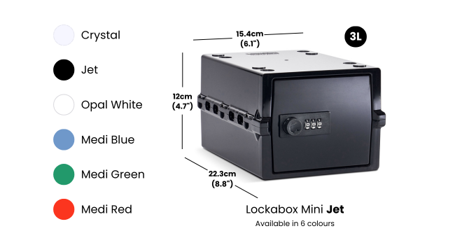 Small Lock Box, Size Guide Lockable Boxes