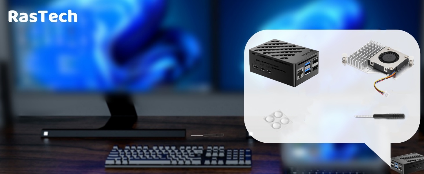 raspberry pi 5 case with active cooler