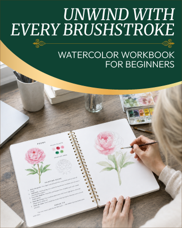 Watercolor workbook for beginners.