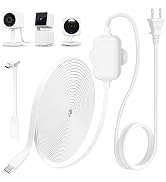 25FT Outdoor Power Adapter for WYZE Cam V4, WYZE Cam OG/V3/V3 Pro, L-Shape Micro USB Extension Ca...