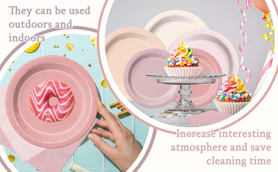 Dusty Pink Plates