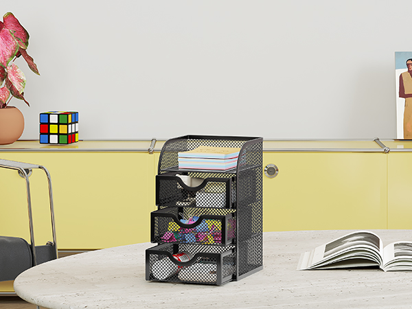 mesh desk organizer
