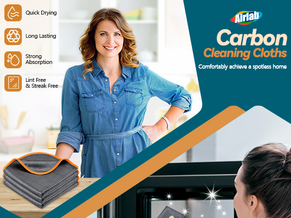 Carbon Microfiber Cloth for Cleaning