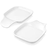 MALACASA Spoon Rest, Large Spoon Rests for Stove Top, Porcelain Spoon Holder for Kitchen Counter,...