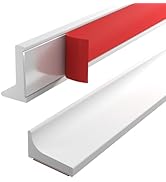 Shower Threshold Water Dam Guard - Silicone Waterproof Barrier, Leak-Proof, Self-Adhesive, Flexib...