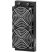 DIYhz Water Cooling Computer Radiator, 12 Pipe Aluminum Heat Exchanger Liquid Cooling Radiator He...