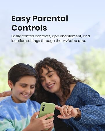 Easy parental controls - easily control contacts, app, and location settings in mygabb app
