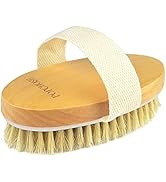 POPCHOSE Dry Brushing Body Brush, Natural Bristle Dry Skin Exfoliating Brush Body Scrub for Flawl...