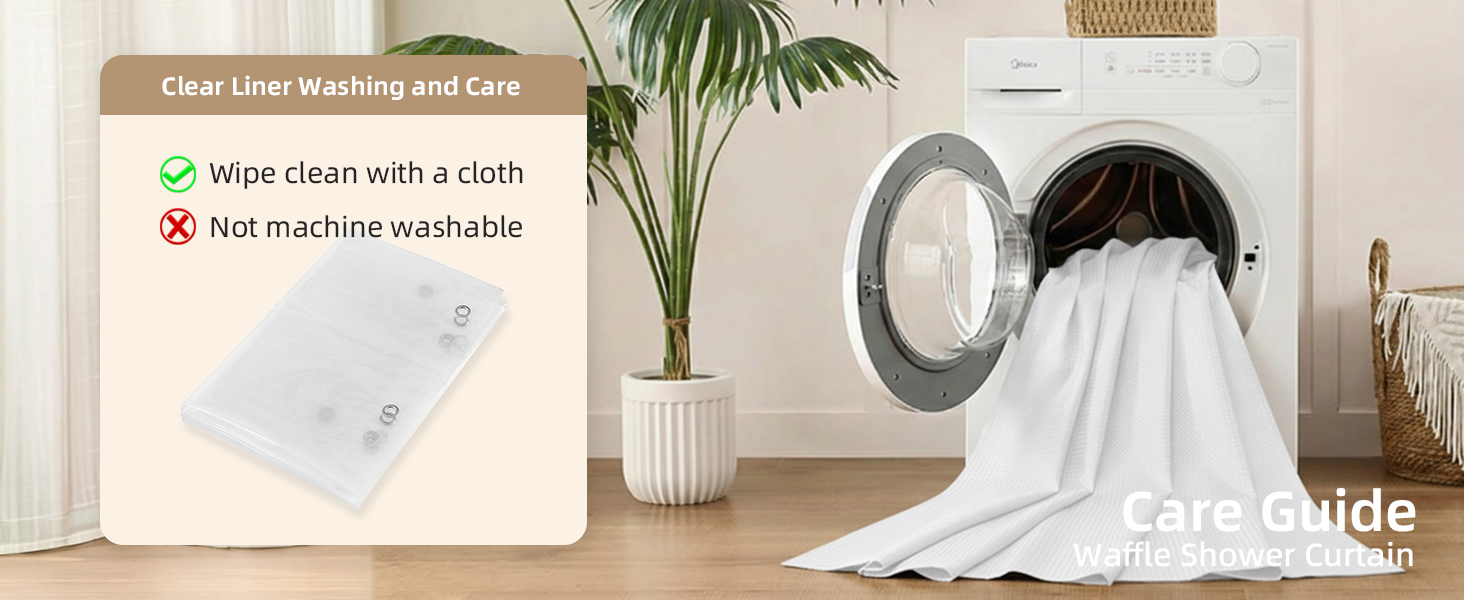 washable shower curtain