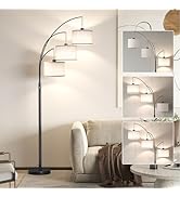 SUNMORY 3 Lights Floor Lamp for Living Room, 78