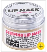 100% Natural Lip Butter Sleeping Lip Mask, Overnight Lip Moisturizer and Conditioner for Dry Lips...