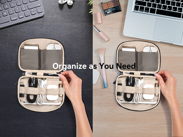 Electronic Organizer, Travel Cable Electronic Organizer Case Bag