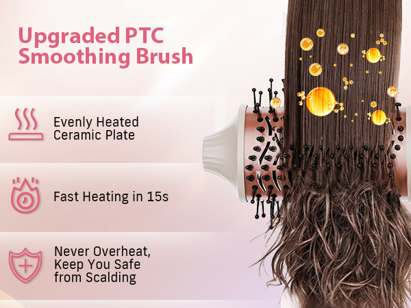 Hair dryer brush