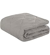 NTBAY Down Alternative Toddler Comforter, Lightweight and Warm Solid Color Baby Crib Quilted Blan...