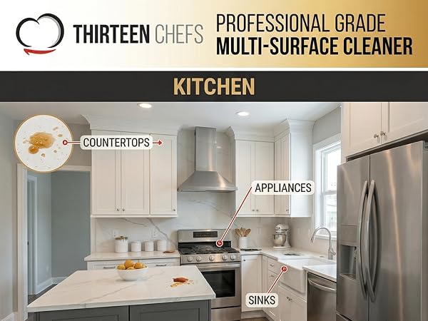 Professional Grade Multi Surface Cleaner for Kitchen